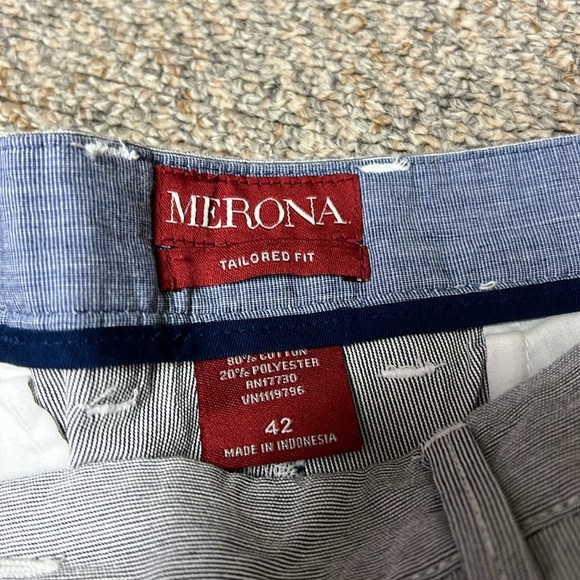 Merona Blue Tailor Fit Shorts 42 waist - Picture 2 of 3